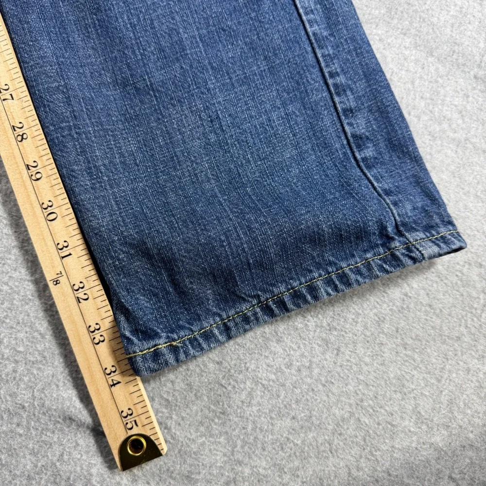 Levis 514 Slim Straight Jeans Mens 36x34 Blue Denim Medium Wash 100% Cotton
